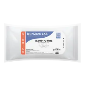 Sterile TekniZorb LXS Meltblown Polypropylene Wipers with AccuSat, 9" x 11": TS1MPI70-911S