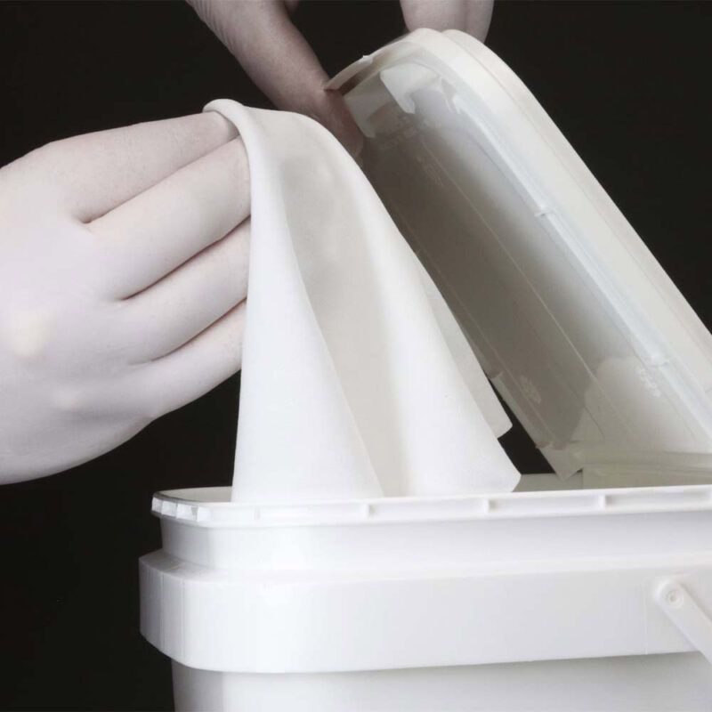 Polyester Knit Wiper Usage Pail