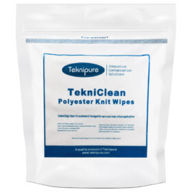 TekniClean Polyester Knit Wipers Ultrasonic Sealed Edge 4" x 4" (TC2PU1-44)