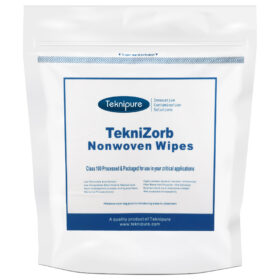TekniZorb Blue Nonwoven Polyester Cellulose 9" x 9" Wipers (TZ1PCS1B-99)