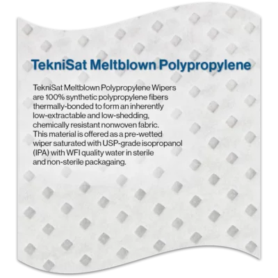 TekniSat Meltblown Polypropylene Wipers - Material A