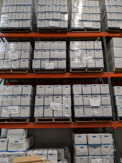 Teknipure's Warehouse Full of Product