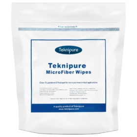 TekniPure Mixed-Weave 12"x 12" Microfiber Wipers with Standard Edge (TC2MFW-12)
