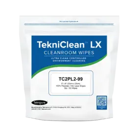 TekniClean LX 9" x 9" Polyester Knit Wiper: TC2PL2-99