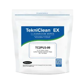 TekniClean EX Quilted Polyester Knit Wipers, 9" x 9": TC2PU3-99