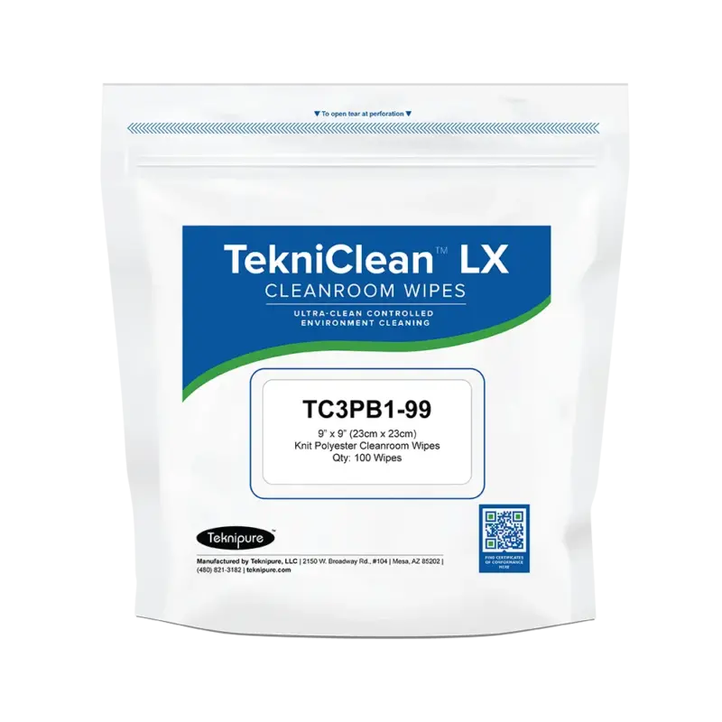 TekniClean LX Cleanroom Wipers: TC3PB1-99