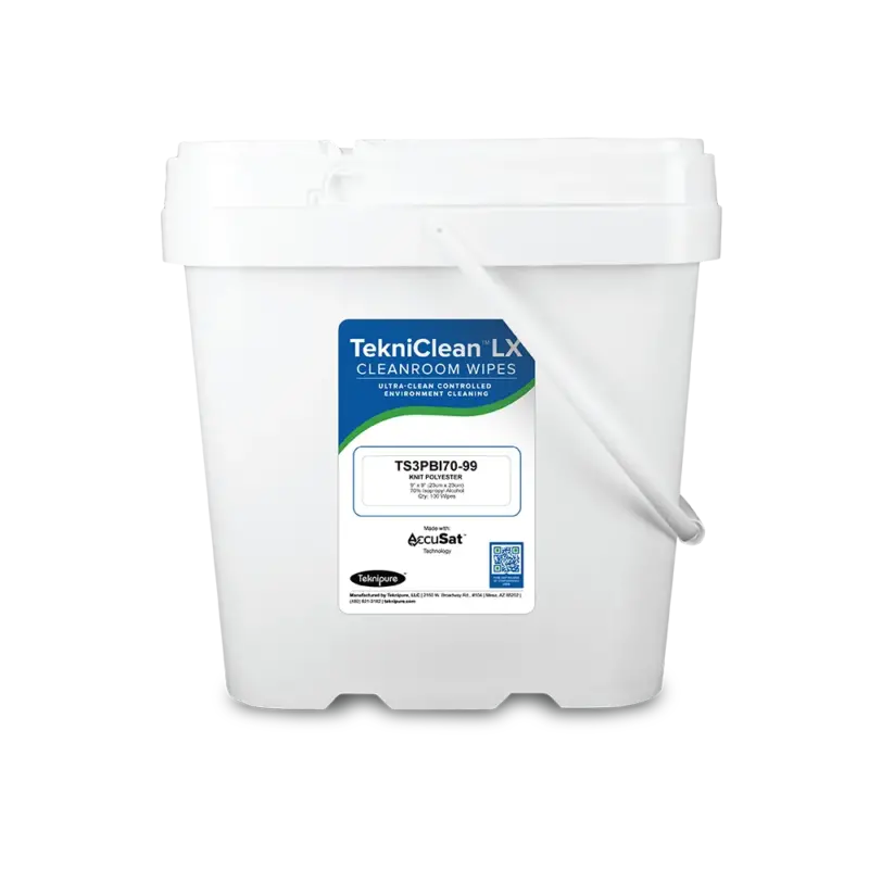 TekniClean LX Cleanroom Wipers with AccuSat: TS3PBI70-99