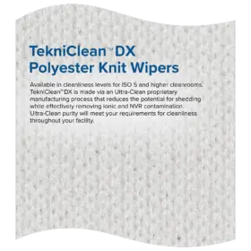 TekniClean DX Polyester Knit Wipers (ISO 5) Swatch