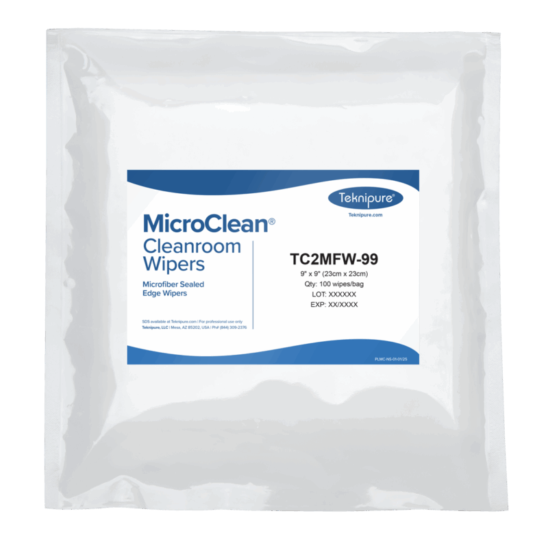 TC2MFW-99 MicroClean™ Microfiber Sealed Edge, 9"X9" Extra-Capturing