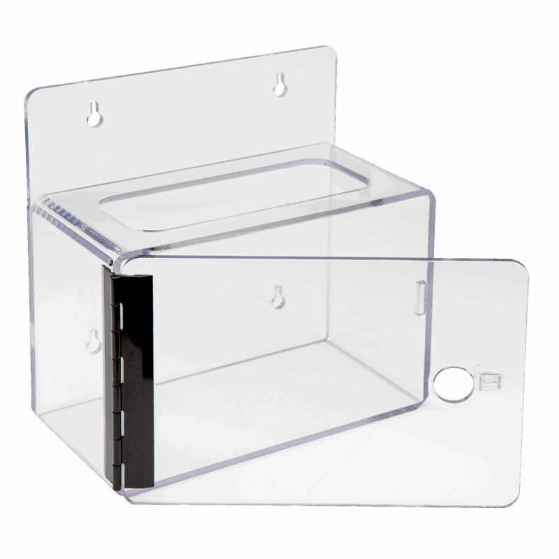 Wiper Dispenser with door open