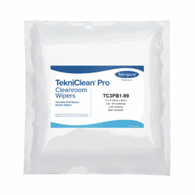 TekniClean® Pro Polyester Knit Wiper, Sealed Border, 9"x 9"