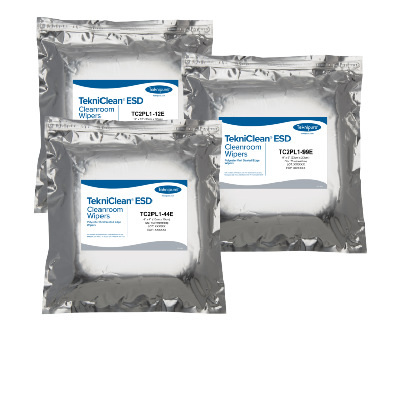TekniClean® ESD Polyester Knit Carbon Fiber Wipers
