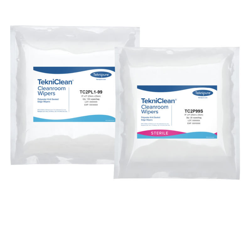 TekniClean® Polyester Knit Sealed Edge Wipers