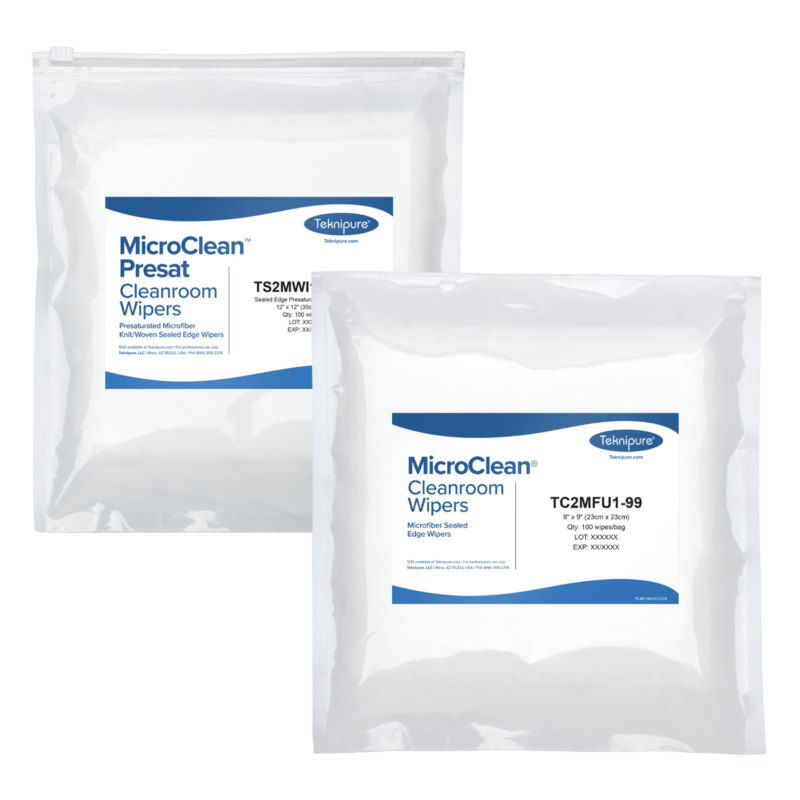 MicroClean™ Presat Microfiber Sealed Edge Wipers