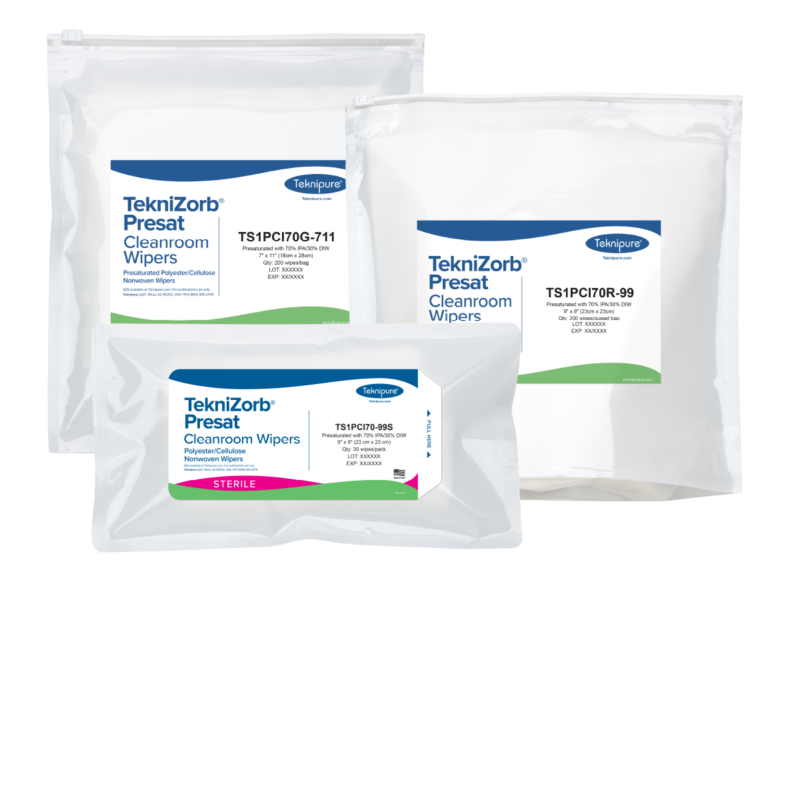 TekniZorb® Presat Polyester/Cellulose Non-Woven Wipers