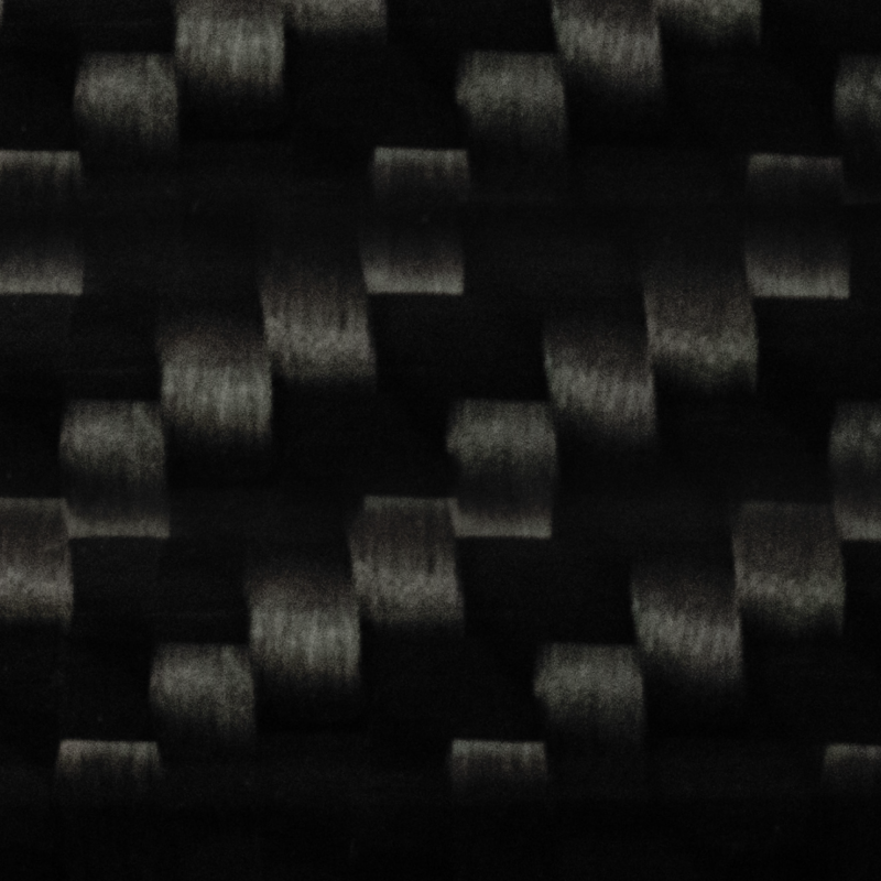 Close-up of a black and gray woven fabric texture showing interlaced strands.