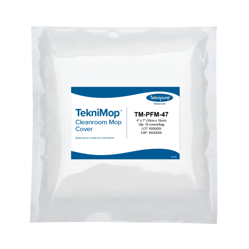 TekniMop™ Microfiber Knit Pocket Mop Cover, Integrated Pad, 4"x7"
