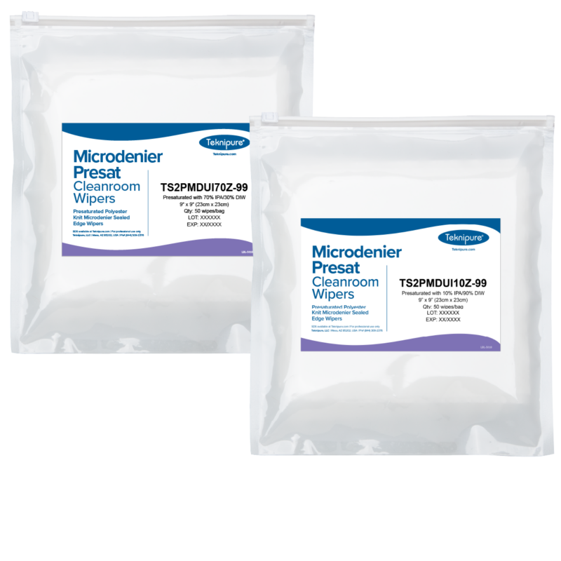 Microdenier Presat Polyester Sealed Edge Wipers